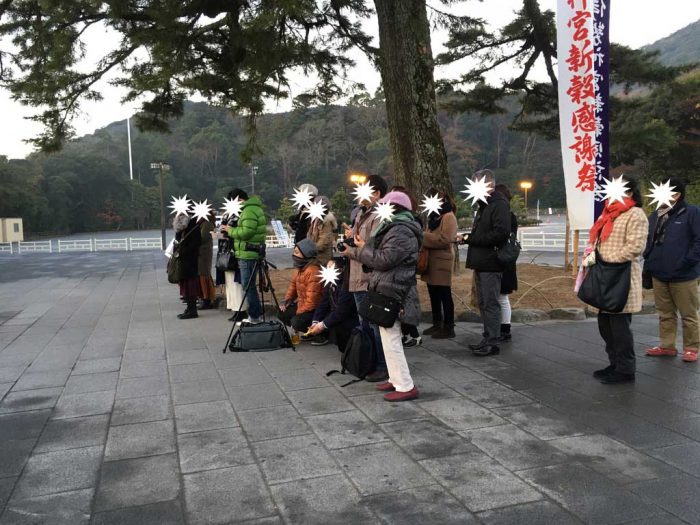 伊勢神宮内宮の宇治橋から日の出を撮るタイミングを解説 三重のええとこ巡り 三重県の旬な観光スポットを巡るフォトブログ